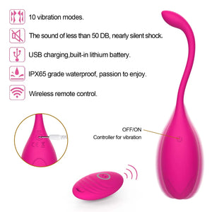 Remote Control Electric Pelvic Floor Vaginal Tight Exercise G-Spot Penguin Egg Kegel Vibrator